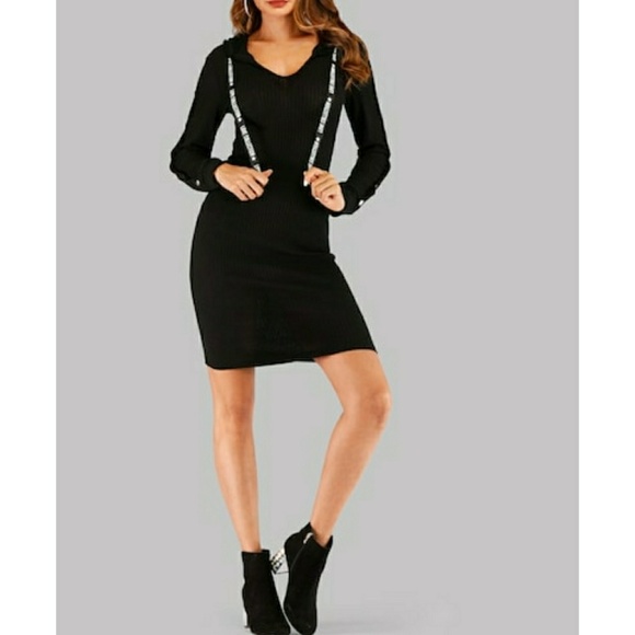 ⬇️VIVA | Hooded Sweater Dress - Picture 2 of 6